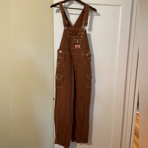 Revolt Clothing Co Brown Overalls - M
